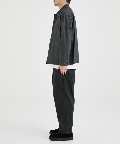 THE PERMANENT EYE(ザパーマネントアイ)の「【AFTERHOURS / アフターアワーズ】WORK JACKET/ワークジャケット(ブルゾン・メンズ・ダークグレー/カーキ・3)」の7枚目の写真