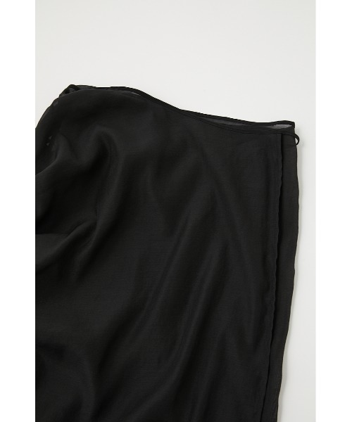M_（エムアンダーバー）の「【M_】SHEER WRAP スカート（スカート・レディース・ライトブルー/アイボリー/ブラック・1/2）」の11枚目の写真