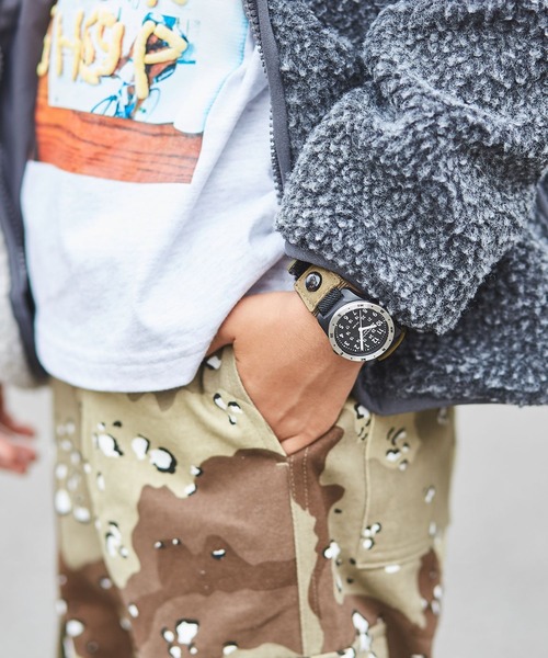 THE PARK SHOP（ザパークショップ）の「【THE PARK SHOP（ザ パーク ショップ）】ウォーターボーイウォッチ(KIDS)（アナログ腕時計・キッズ・グリーン/オリーブ/ブラック・FREE）」の2枚目の写真