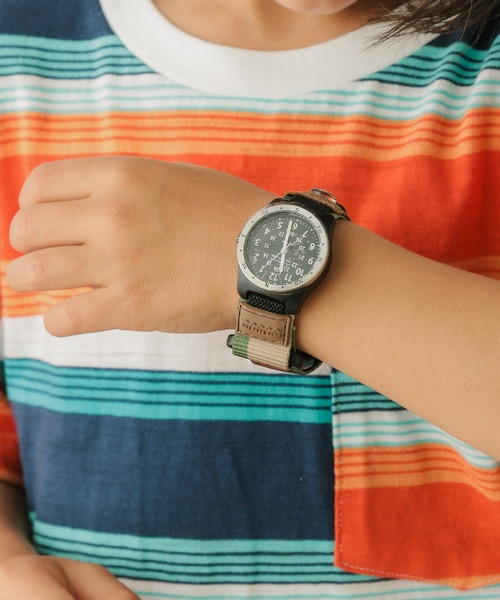 THE PARK SHOP（ザパークショップ）の「【THE PARK SHOP（ザ パーク ショップ）】ウォーターボーイウォッチ(KIDS)（アナログ腕時計・キッズ・グリーン/オリーブ/ブラック・FREE）」の3枚目の写真