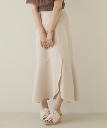 アシメラップマーメイドスカート/【WEB/EC限定商品】