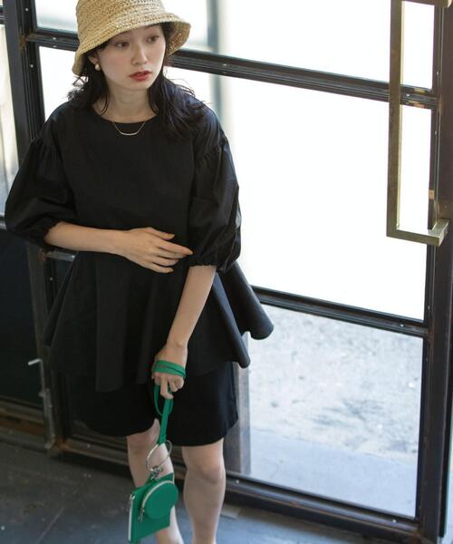 綿麻タックショートパンツ