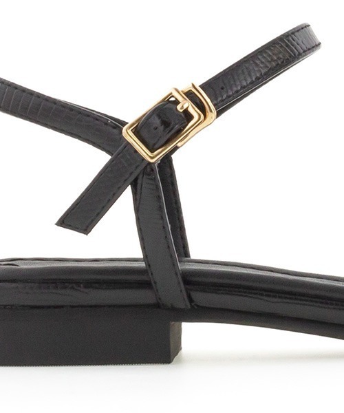 A de Vivre（アドゥヴィーヴル）の「サステナブル ナローストラップサンダル（サンダル・レディース・ベージュ/ブラック/イエロー・S/M/L/LL）」の13枚目の写真