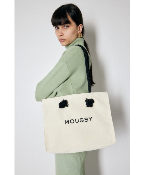 【MOUSSY】スーベニアショッパー*ロゴトート MOUSSY SOUVENIR ショッパー（トートバッグ）｜MOUSSY（マウジー