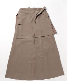 PUBLIC TOKYO | 【栃木県産】ラップレイヤード2WAYスカート/セットアップ対応(スカート)