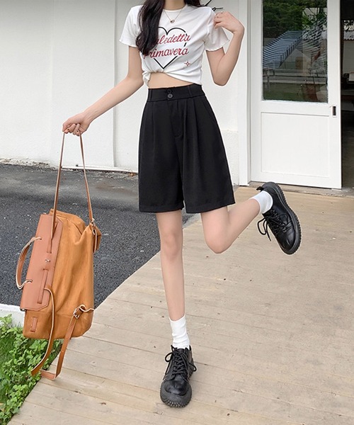 Amulet（アミュレット）の「タック入りショートパンツ（その他パンツ・レディース・ブラック/グリーン/ベージュ・M/L）」の16枚目の写真