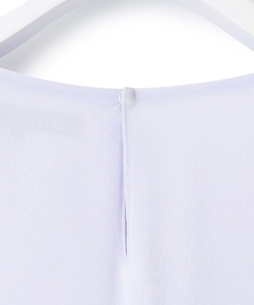 23区(ニジュウサンク)の「【洗える】エアリーコンビジャージー パールモチーフ カットソー(Tシャツ/カットソー・レディース・ネイビー系/ホワイト系/ライラック系・40/38)」の15枚目の写真