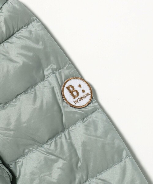 B:MING by BEAMS（ビーミングバイビームス）の「B:MING by BEAMS / インナー ダウン ブルゾン（100～160cm）（ダウンジャケット/コート・キッズ・キャメル/サックスブルー/ライトピンク・110/120/150/140/100/160/130）」の8枚目の写真