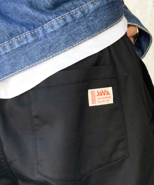 Java(ジャバ)の「《JaVaジャバ コラボ》ゆるっとラフスタイル。ミリタリーパラシュートカーゴパンツ(カーゴパンツ・メンズ・ブラック/オフホワイト/カーキ・X-LARGE/SMALL/LARGE/MEDIUM)」の6枚目の写真