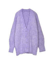 Re:EDIT | [2023A/W PRE ORDER]MIXカラーシャギーニットカーディガン(カーディガン/ボレロ)