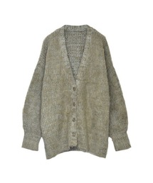Re:EDIT | [2023A/W PRE ORDER]MIXカラーシャギーニットカーディガン(カーディガン/ボレロ)