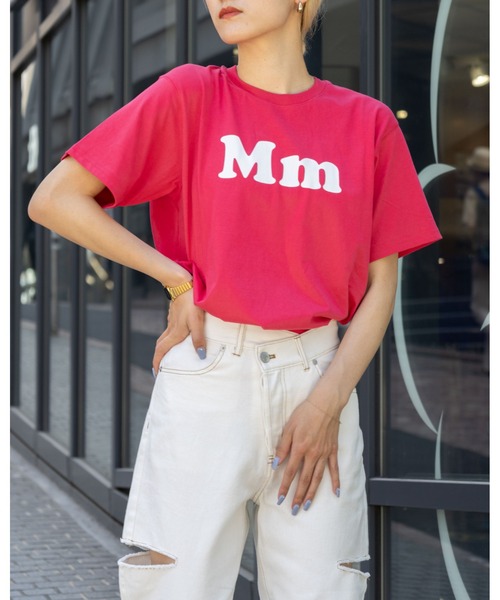 【UNISEX】Mmlg／MmファミリーT 2977162（Tシャツ/カットソー）｜87mm（87mm）