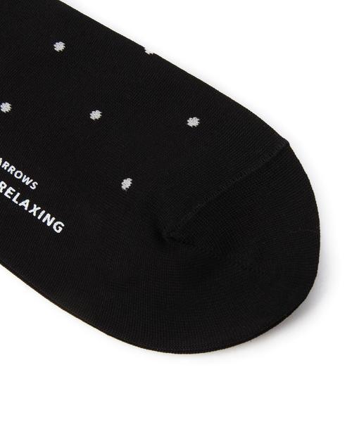 green label relaxing（グリーンレーベルリラクシング）の「SKN DOT 32 ソックス（ソックス/靴下・メンズ・ブラック/ネイビー/ダークグレー/ダークブラウン・フリー）」の8枚目の写真