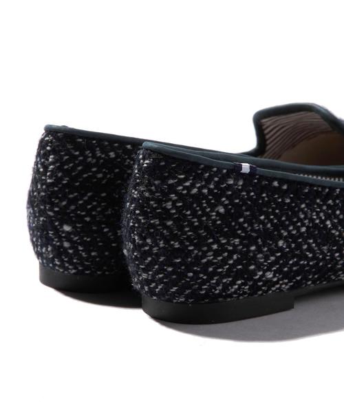 coen（コーエン）の「ツイードオペラシューズ（パンプス・レディース・ネイビー/ナチュラル/ブラウン/ブラック・LARGE/SMALL/MEDIUM/X-LARGE）」の5枚目の写真