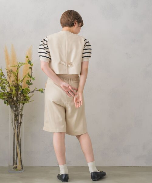 RETRO GIRL(レトロガール)の「共ベルト付きバミューダPT(その他パンツ・レディース・ブラウン系その他2/ナチュラル/ブラック/ダークグレー・FREE)」の8枚目の写真