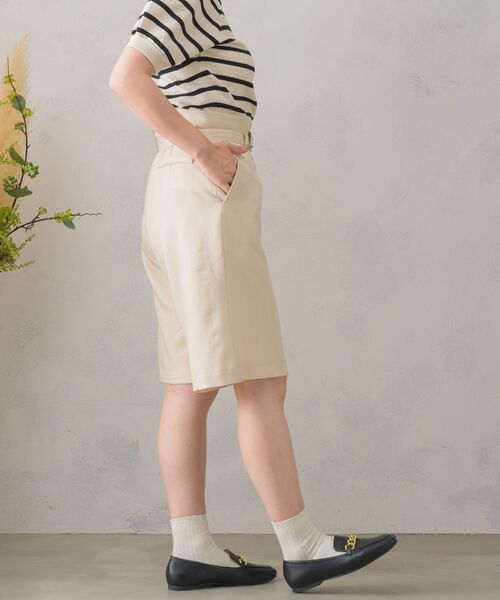 RETRO GIRL(レトロガール)の「共ベルト付きバミューダPT(その他パンツ・レディース・ブラウン系その他2/ナチュラル/ブラック/ダークグレー・FREE)」の10枚目の写真