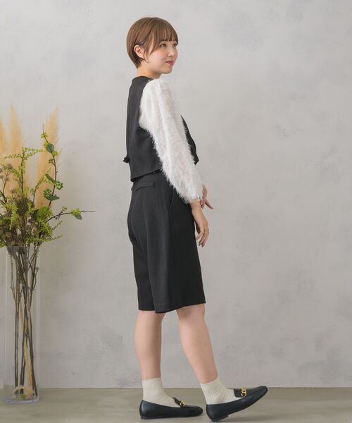 RETRO GIRL（レトロガール）の「共ベルト付きバミューダPT（その他パンツ・レディース・ブラウン系その他2/ナチュラル/ブラック/ダークグレー・FREE）」の20枚目の写真