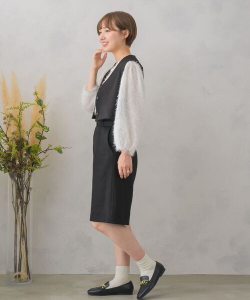 RETRO GIRL（レトロガール）の「共ベルト付きバミューダPT（その他パンツ・レディース・ブラウン系その他2/ナチュラル/ブラック/ダークグレー・FREE）」の19枚目の写真
