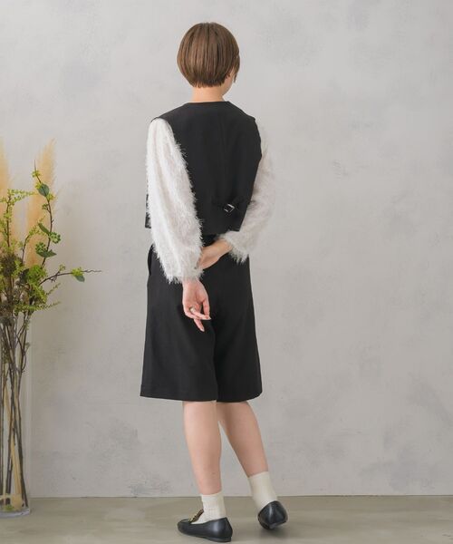RETRO GIRL（レトロガール）の「共ベルト付きバミューダPT（その他パンツ・レディース・ブラウン系その他2/ナチュラル/ブラック/ダークグレー・FREE）」の18枚目の写真