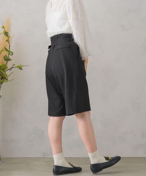 RETRO GIRL（レトロガール）の「共ベルト付きバミューダPT（その他パンツ・レディース・ブラウン系その他2/ナチュラル/ブラック/ダークグレー・FREE）」の16枚目の写真