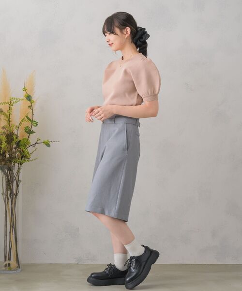 RETRO GIRL(レトロガール)の「共ベルト付きバミューダPT(その他パンツ・レディース・ブラウン系その他2/ナチュラル/ブラック/ダークグレー・FREE)」の21枚目の写真