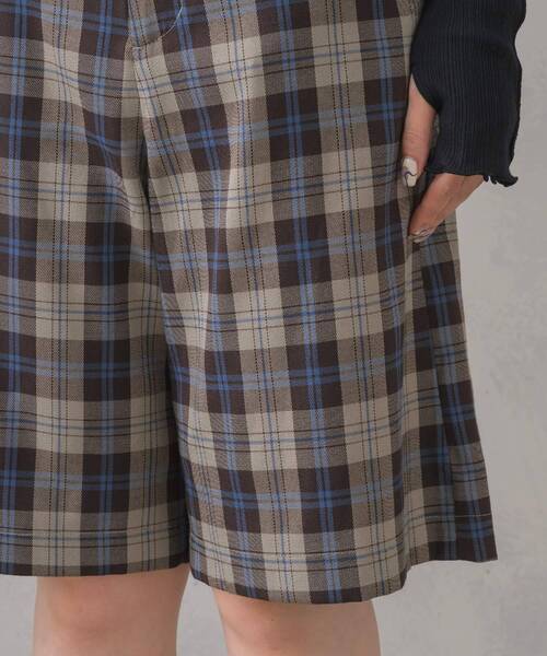 RETRO GIRL（レトロガール）の「共ベルト付きバミューダPT（その他パンツ・レディース・ブラウン系その他2/ナチュラル/ブラック/ダークグレー・FREE）」の10枚目の写真