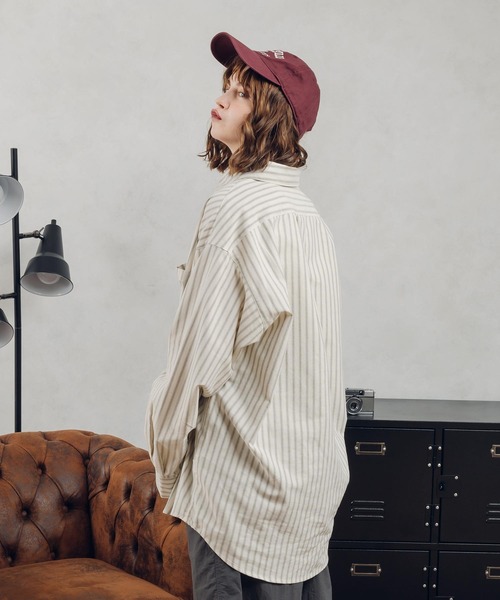 MUHET（ミュエータ）の「アソートレギュラーカラーシャツ（シャツ/ブラウス・レディース・ホワイト系その他/オフホワイト/チャコールグレー/ネイビー/ピンク系その他・MEDIUM/LARGE/SMALL）」の10枚目の写真