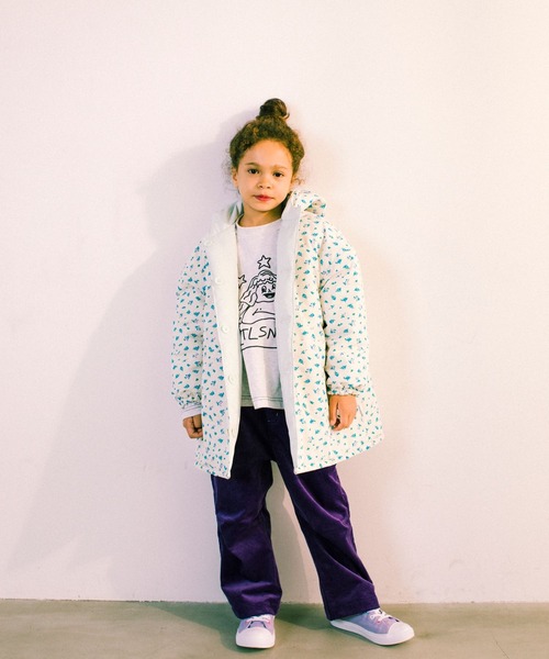 LOWRYS FARM(ローリーズファーム)の「LSBリバーシブルコート 975086(ダウンジャケット/コート・キッズ・ブルー/ブラック/グリーン・130cm/150cm/110cm)」の9枚目の写真