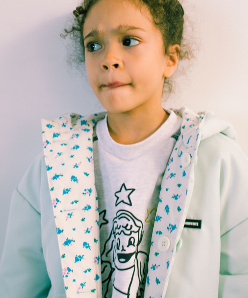 LOWRYS FARM(ローリーズファーム)の「LSBリバーシブルコート 975086(ダウンジャケット/コート・キッズ・ブルー/ブラック/グリーン・130cm/150cm/110cm)」の12枚目の写真