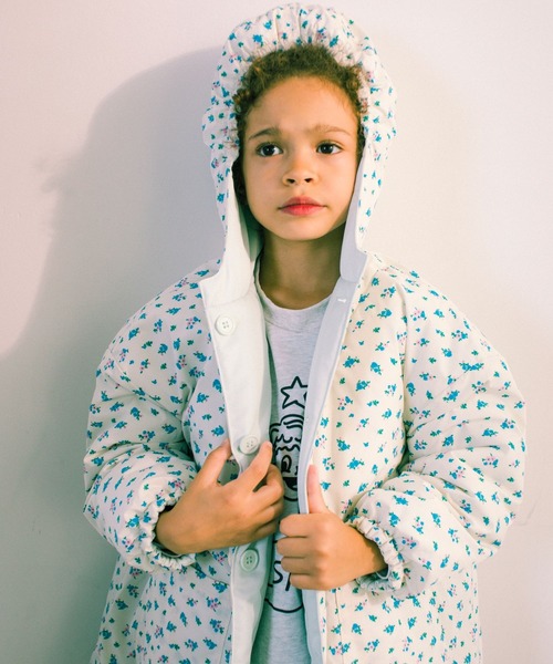 LOWRYS FARM(ローリーズファーム)の「LSBリバーシブルコート 975086(ダウンジャケット/コート・キッズ・ブルー/ブラック/グリーン・130cm/150cm/110cm)」の13枚目の写真