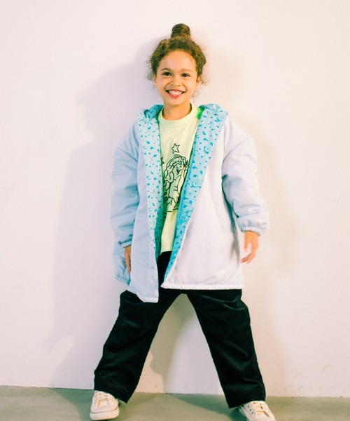 LOWRYS FARM(ローリーズファーム)の「LSBリバーシブルコート 975086(ダウンジャケット/コート・キッズ・ブルー/ブラック/グリーン・130cm/150cm/110cm)」の14枚目の写真