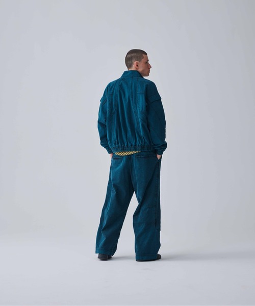 【Iroquois】 デニムブルゾン Iroquois（イロコイ）の「11oz OLD DENIM BL OVER DYE（デニム
