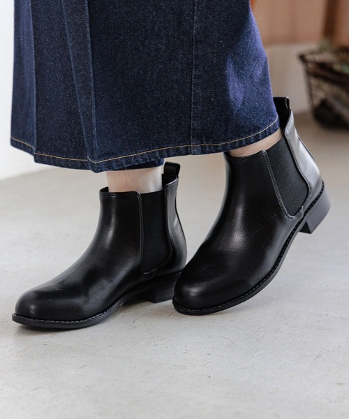 studio CLIP（スタディオクリップ）の「【消臭・抗菌防臭】らくらくサイドゴアブーツ（ブーツ・レディース・ブラック/ブラウン/グレー・SMALL/MEDIUM/LARGE/X-LARGE）」の16枚目の写真