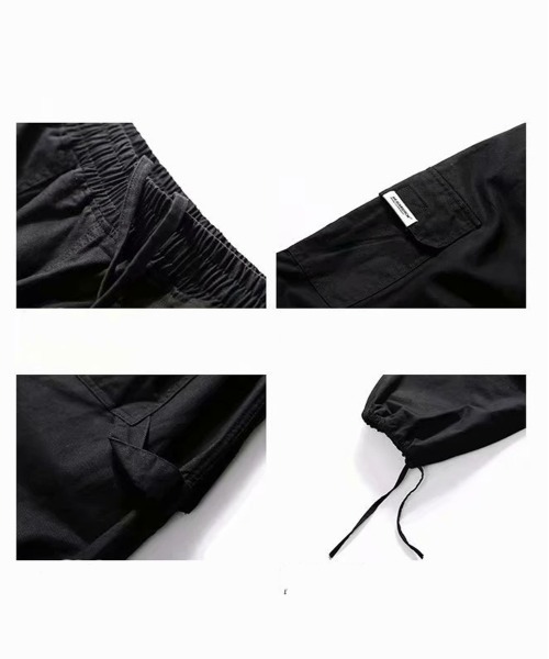 NEW GENTLEMAN（ニュージェントルマン）の「ブロッケン ワイドストレート バルーンカーゴパンツ（カーゴパンツ・メンズ・ベージュ/ブラック/オリーブ・S/M/L）」の6枚目の写真