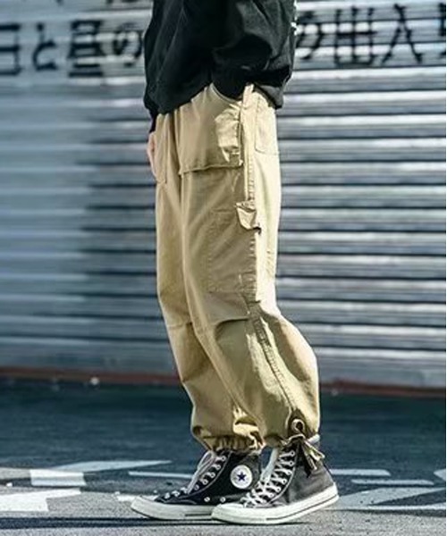 【MODIMOOD】ヒップバルーンカーゴパンツ ワンフォークロージング 1111clothing 極太 カーゴパンツ メンズ