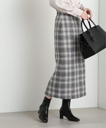N.(N. Natural Beauty Basic) | 【S Size Line】◆チェック柄セミAラインツイードスカート(スカート)