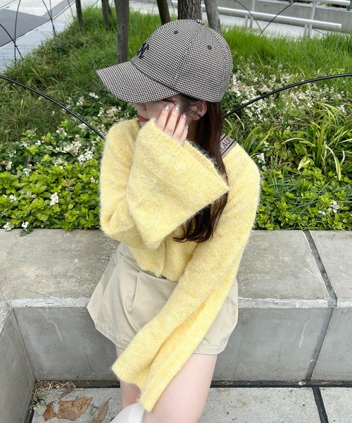 one after another NICE CLAUP（ワンアフターアナザーナイスクラップ）の「NC刺繍ワンポイントキャップ（キャップ・レディース・ブラウン系その他/ピンク/アイボリー・FREE）」の8枚目の写真