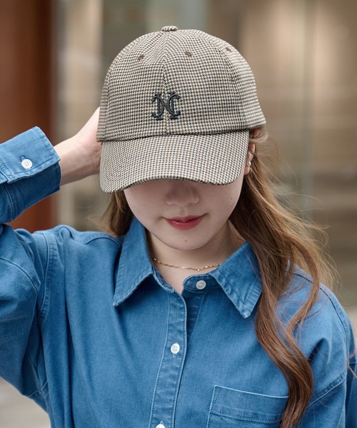 one after another NICE CLAUP（ワンアフターアナザーナイスクラップ）の「NC刺繍ワンポイントキャップ（キャップ・レディース・ブラウン系その他/ピンク/アイボリー・FREE）」の18枚目の写真