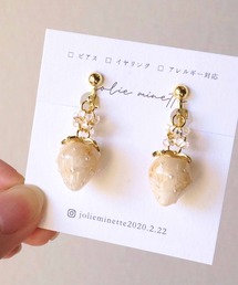 CERCA（チェルカ）の「jolie minette/小さな フルーツ ゴールド イヤリング（イヤリング）」