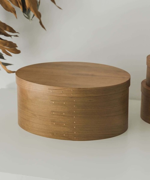 URBAN RESEARCH DOORS（アーバンリサーチドアーズ）の「『WEB限定』AXCIS　シェーカーオーバルボックス L（インテリア雑貨・レディース・ブラウン・LARGE）」の11枚目の写真