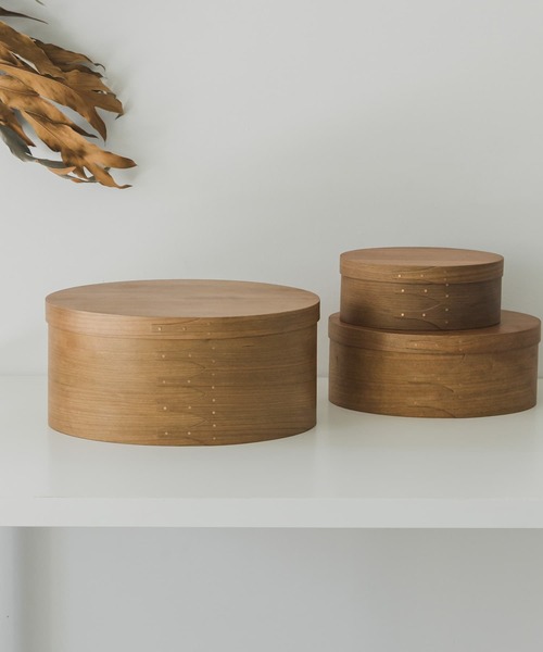 URBAN RESEARCH DOORS（アーバンリサーチドアーズ）の「『WEB限定』AXCIS　シェーカーオーバルボックス L（インテリア雑貨・レディース・ブラウン・LARGE）」の14枚目の写真