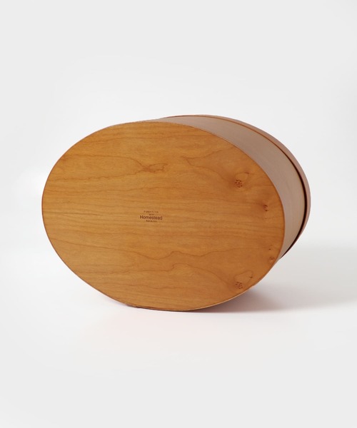 URBAN RESEARCH DOORS（アーバンリサーチドアーズ）の「『WEB限定』AXCIS　シェーカーオーバルボックス L（インテリア雑貨・レディース・ブラウン・LARGE）」の6枚目の写真