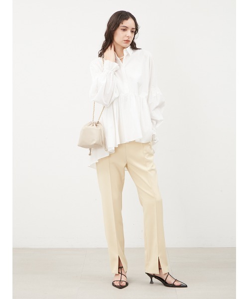 Mila Owen（ミラオーウェン）の「テーパードパンツ【手洗い可能】（その他パンツ・レディース・イエロー/ブラック/グレー・0/1）」の18枚目の写真