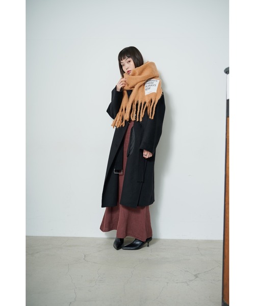 ❣️新品 ボッテガ❣️ダブルモヘア シェブロン ニットマフラー 20×174cm ❣️新品 ボッテガ❣️ダブルモヘア シェブロン ニットマフラー 20×174cm