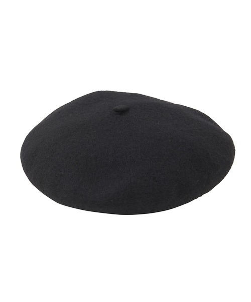 PUNYUS（プニュズ）の「ウールベレー帽（ハンチング/ベレー帽・レディース・ブラック/グレー・FREE）」の9枚目の写真