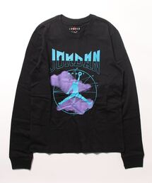 JORDAN BRAND ジョーダンブランド M J SPRT GFX LS ロングスリーブ FD7005 011BLK/AQUATN