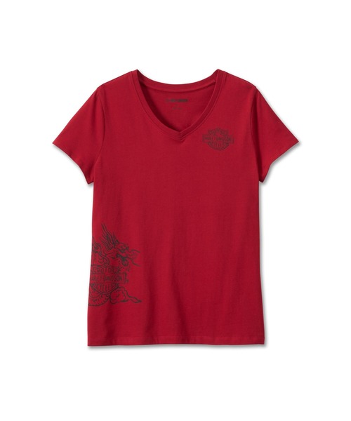 イヤー・オブ・ザ・ドラゴン VネックTシャツ（Tシャツ/カットソー）｜Harley-Davidson（ハーレーダビッドソン）