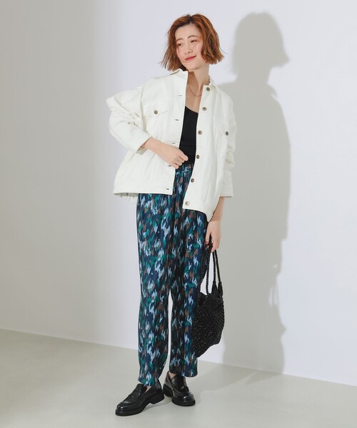 B:MING by BEAMS(ビーミングバイビームス)の「B:MING by BEAMS / アート プリント パンツ(その他パンツ・レディース・ブラウン系その他/ネイビー・SMALL/MEDIUM)」の11枚目の写真
