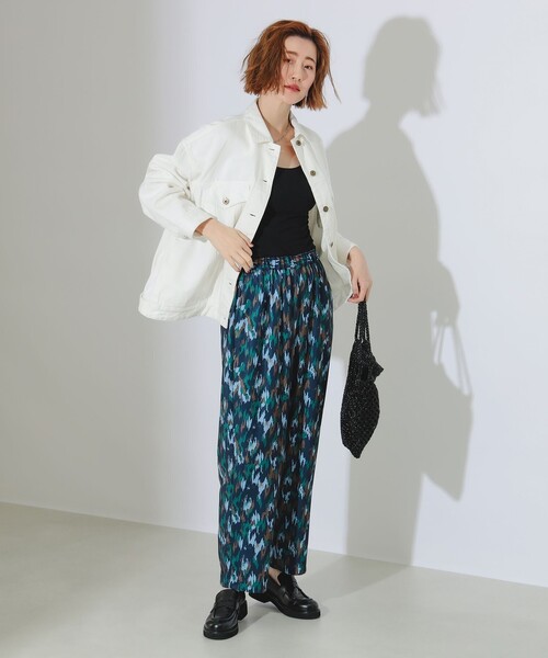 B:MING by BEAMS(ビーミングバイビームス)の「B:MING by BEAMS / アート プリント パンツ(その他パンツ・レディース・ブラウン系その他/ネイビー・SMALL/MEDIUM)」の13枚目の写真