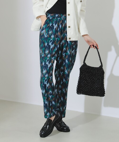 B:MING by BEAMS(ビーミングバイビームス)の「B:MING by BEAMS / アート プリント パンツ(その他パンツ・レディース・ブラウン系その他/ネイビー・SMALL/MEDIUM)」の5枚目の写真
